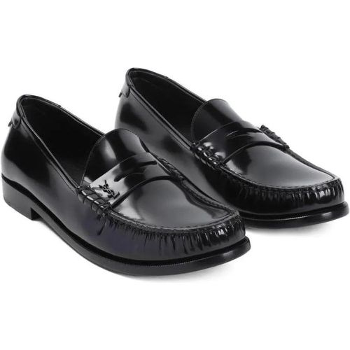 Loafer - Black Calf Leather Le Loafer 15 Mocassin - Gr. 42,5 (EU) - in - für Damen - Saint Laurent - Modalova