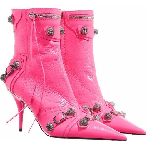 Boots & Stiefeletten - Cagole 90mm Bootie - Gr. 37 (EU) - in Rosa - für Damen - Balenciaga - Modalova