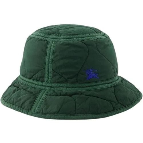 Caps & Mützen - Quilted Bucket Hat - Nylon - Khaki - Gr. L - in - für Damen - Burberry - Modalova