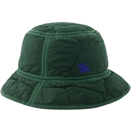 Mützen - Quilted Bucket Hat - Nylon - Khaki - Gr. M - in - für Damen - Burberry - Modalova