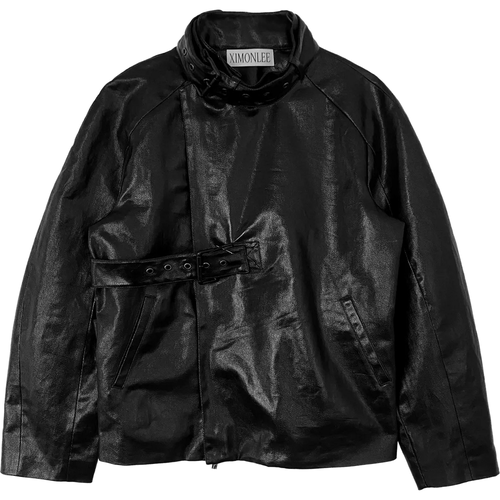 Wasserdichte Jacke mit Stehkragen - Größe L - black - Ximonlee - Modalova