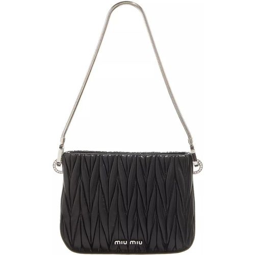 Hobo Bag - Miu Sassy Matelassé Nappa Leather Handbag - Gr. unisize - in - für Damen - Miu Miu - Modalova