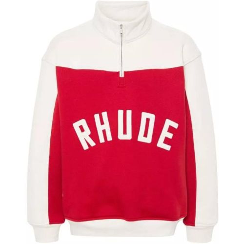 Contrast Varsity Cotton Sweatshirt - Größe M - Rhude - Modalova