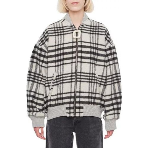 Wool Bomber Jacket - Größe S - white - J.W.Anderson - Modalova