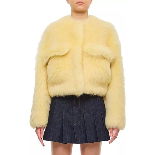 Short Shearling Jacket - Größe 38 - Bottega Veneta - Modalova