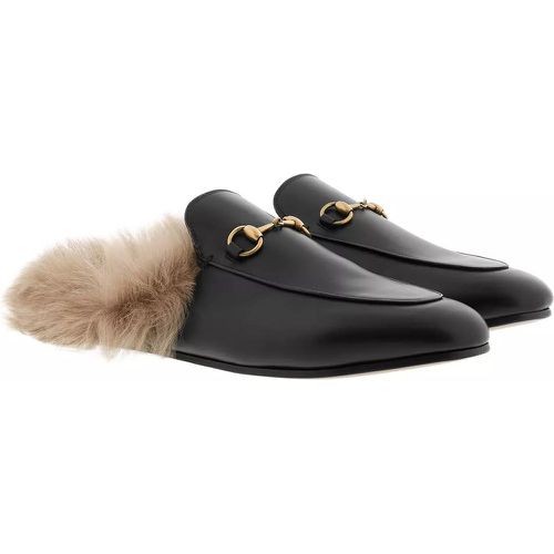 Loafers & Ballerinas - Princetown Slipper Horsebit Detail Leather - Gr. 37 (EU) - in - für Damen - Gucci - Modalova