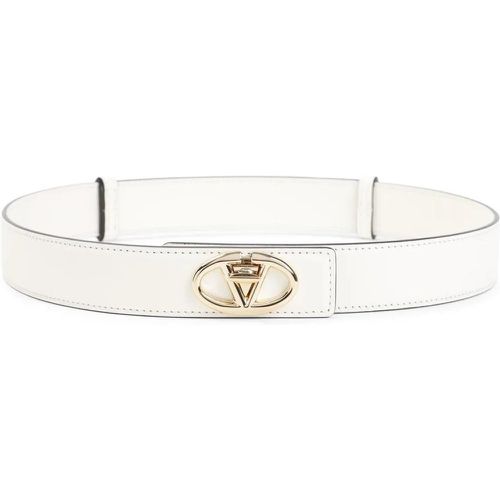 Gürtel - Vlogo Ivory Calf Leather Belt - Gr. 80 - in - für Damen - Valentino - Modalova