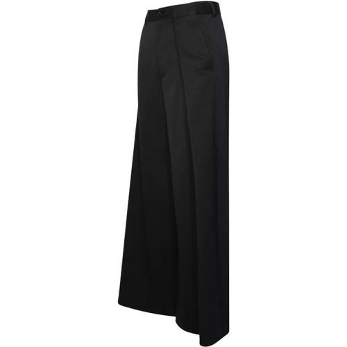 Black Virgin Wool Blend Tailored Trousers - Größe 38 - black - MM6 Maison Margiela - Modalova