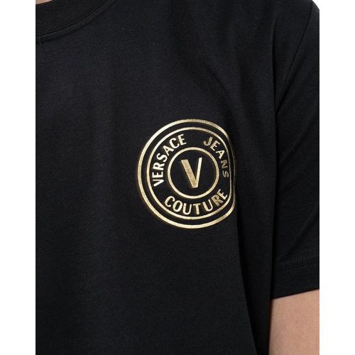 T-Shirt Serigrafiche - Größe L - Versace Jeans Couture - Modalova