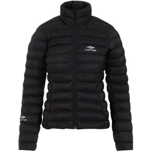 Ski Fitted Black Polyamide Puffer Jacket - Größe 34 - schwarz - Balenciaga - Modalova