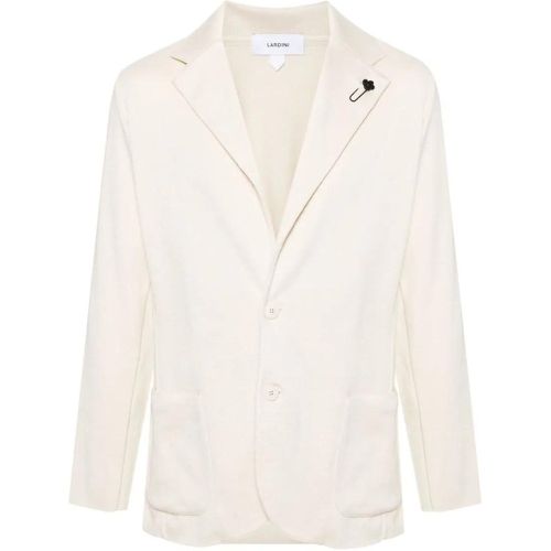 Light Beige Cotton Jacket - Größe M - beige - Lardini - Modalova