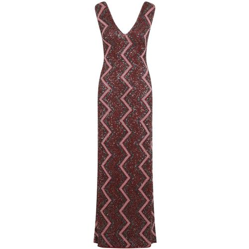 Red Sleeveless Long Dress - Größe 40 - Missoni - Modalova