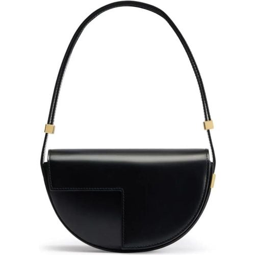 Shopper - Black Calf Leather Bag - Gr. unisize - in - für Damen - Patou - Modalova