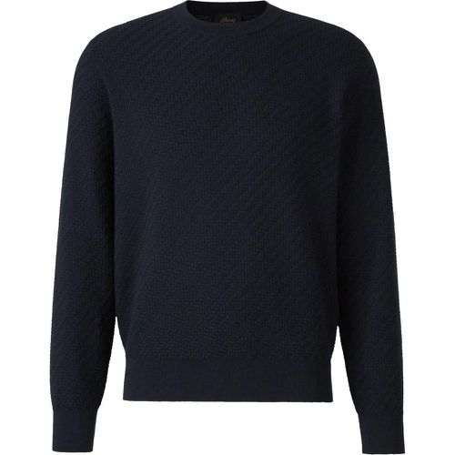 Textured Cotton Sweater - Größe 50 - Brioni - Modalova