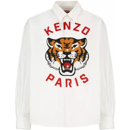 Shirt With Logo - Größe 40 - white - Kenzo - Modalova