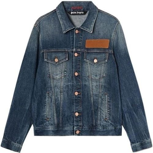 Denim Jacket - Größe L - Palm Angels - Modalova