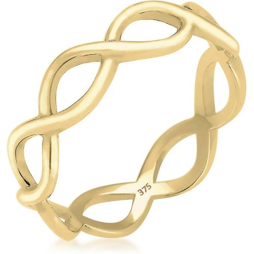 Ringe - Ring Infinity Trend 375 Gelbgold - Gr. 58 MM - in - für Damen - Elli - Modalova