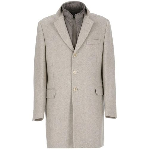 Fay - Wool Coat - Größe M - grau - Fay - Modalova