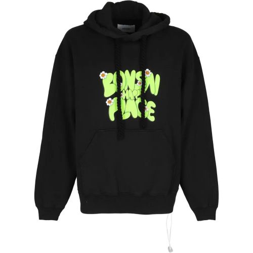 Black Drawstring Hoodie Sweatshirt - Größe L - Bonsai - Modalova
