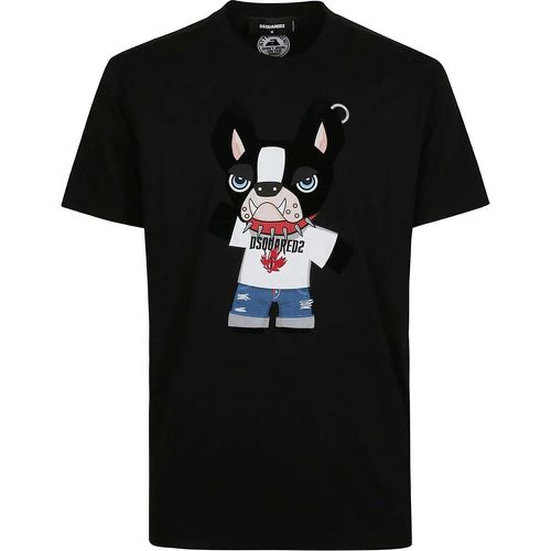 Cool Fit T-shirt Black - Größe M - Dsquared2 - Modalova