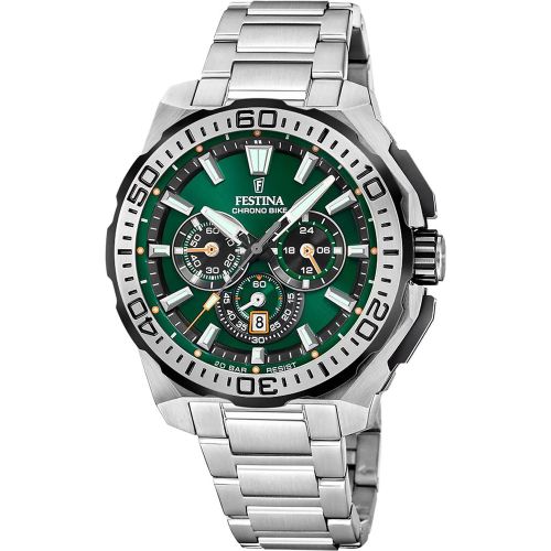 Uhren - Chrono Bike Uhr - Gr. unisize - in Silber - für Damen - Festina - Modalova