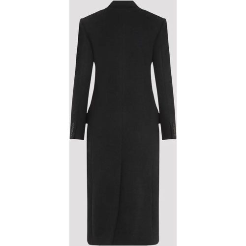 Anthracite Grey Long Coat - Größe 36 - Saint Laurent - Modalova