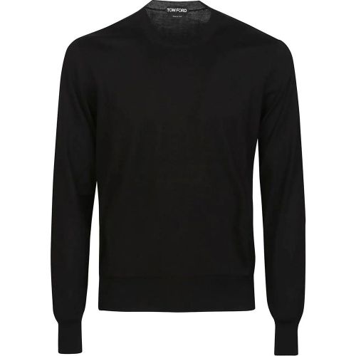 Long Sleeve Sweater Black - Größe 48 - Tom Ford - Modalova