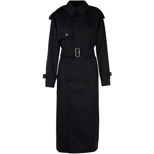 Grey Wool Long Trench Coat - Größe 4 - Burberry - Modalova