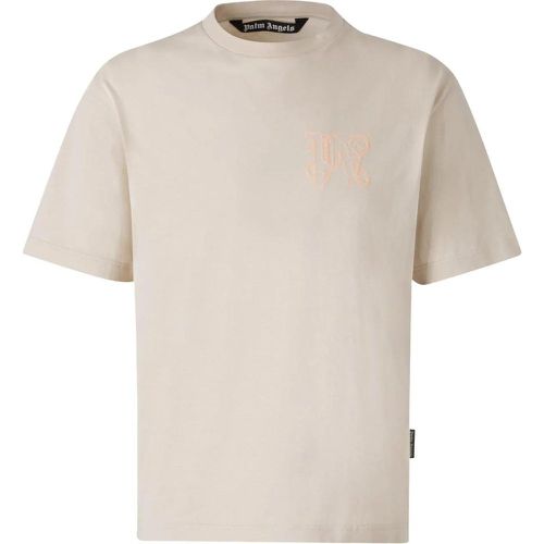 Cotton Logo T-shirt - Größe L - Palm Angels - Modalova