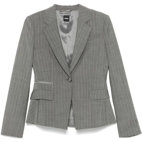 Medium Grey Janerani Jacket - Größe 38 - Boss - Modalova