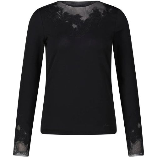 Langarmshirt mit Mesh-Einsätzen - Größe 34 - Marc Cain - Modalova