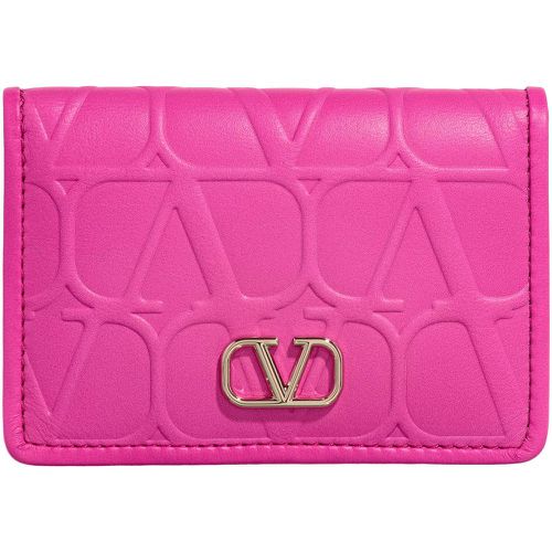 Portemonnaie - Continental Wallet - Gr. unisize - in Rosa - für Damen - Valentino Garavani - Modalova