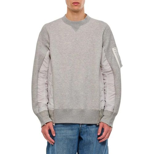 Sponge Sweat X Nylon Twill Pullover - Größe 1 - Sacai - Modalova