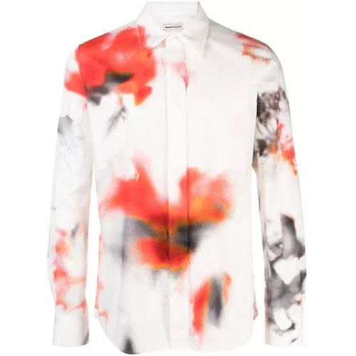 Multicolored Obscured Flower Shirt - Größe 15 - multi - alexander mcqueen - Modalova
