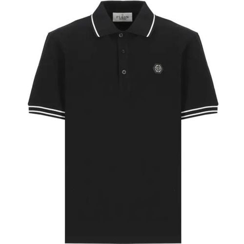 Hexagon Polo Shirt - Größe L - Philipp Plein - Modalova