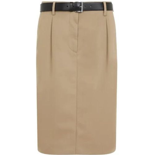 Brown Rope Cotton Skirt - Größe 38 - braun - Prada - Modalova