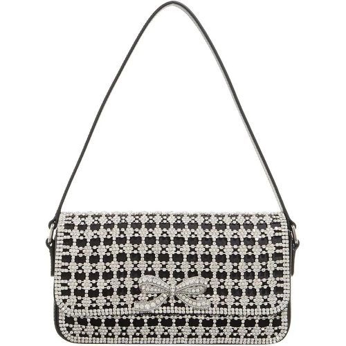 Pochettes - Black Crystal Shoulder Bag - Gr. unisize - in - für Damen - self-portrait - Modalova