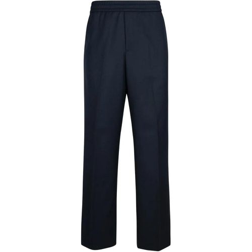 Lennon' Navy Virgin Wool Blend Trousers - Größe 48 - Golden Goose - Modalova