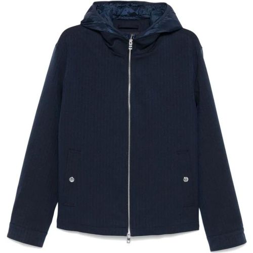 Navy Blue Logo Jacket - Größe L - Michael Kors - Modalova