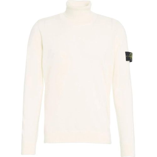 Turtleneck sweater with logo detail - Größe L - Stone Island - Modalova