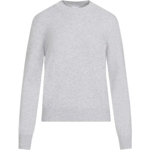 Grey Mélange Cashmere Pullover - Größe M - Bottega Veneta - Modalova