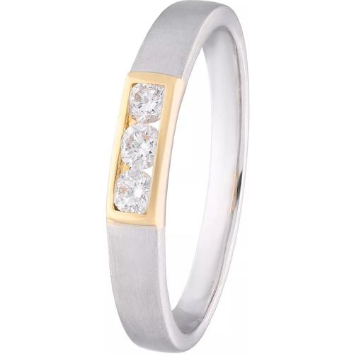 Ring - Ring with 3 diamonds zus. 0.21ct - Gr. 54 - in Mehrfarbig - für Damen - VOLARE - Modalova