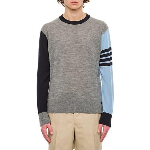 Bar Stripe Classic Wool Crewneck Pullover - Größe 1 - Thom Browne - Modalova