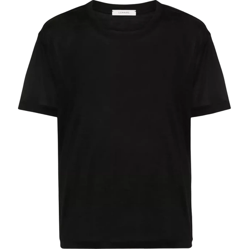 Semi-transparentes T-Shirt - Größe L - black - Lemaire - Modalova