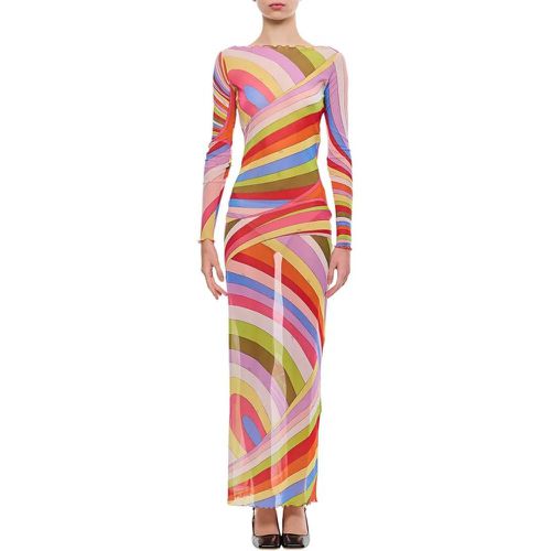 Tulle Long Dress - Größe 40 - bunt - Pucci - Modalova