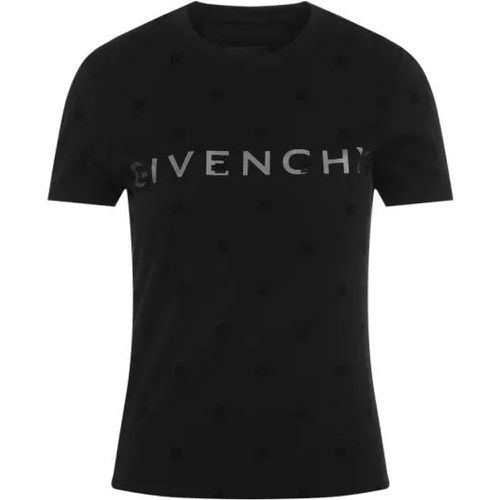 Black Cotton Short Sleeves T-Shirt - Größe S - Givenchy - Modalova