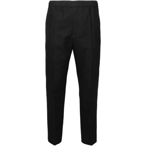 Black Cotton Blend Pants - Größe 46 - black - Lanvin - Modalova
