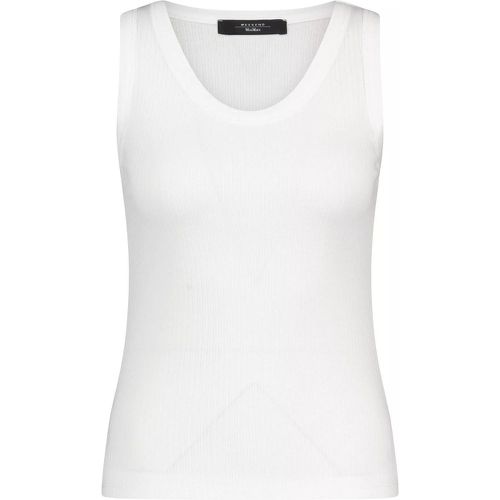 Top Multic aus Baumwollripp 47702382608730 - Größe XS - white - Max Mara - Modalova