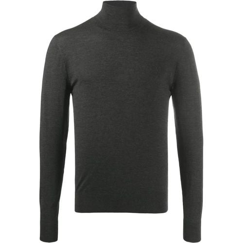 Grey Virgin Wool Roll Neck Jumper - Größe 56 - Dolce&Gabbana - Modalova