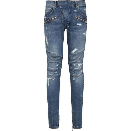 Trousers Blue - Größe 30 - blue - Balmain - Modalova